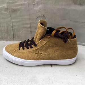 $80 Converse One Star Pro Suede Mid Antiqued